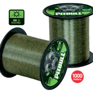 Волосінь Carp Zoom Pitbull High UV Carp 1000m 0.37mm 15.8kg Grey