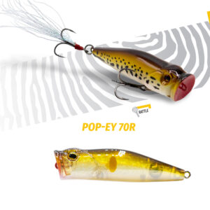 Воблер Popper Herakles Pop-ey 70 R 7cm 19.5gr Alburno Flash