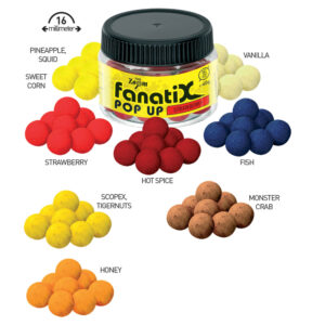 Бойли Carp Zoom POP UP Fanati-x 16mm 40gr Pineapple-Squid