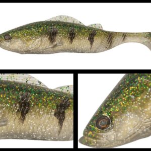 Силіконова приманка Adusta Pick Tail Swimmer 5" 12cm 27gr 203 Perch