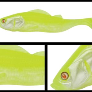 Силіконова приманка Adusta Pick Tail Swimmer 5" 12cm 27gr 210 Chart White
