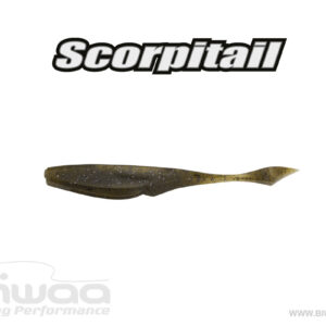 Силіконова приманка Biwaa Scorpitail 4" 10cm 002 Green Pumpkin