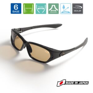 Окуляри Tiemco Polarizati Sight Master Sicuro Matte Black SWR Super Light Brown