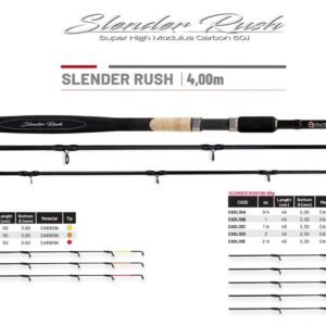 Colmic Фідерне вудилище Slender Rush Feeder 13'2" 400 60gr 3sec