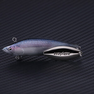 Блешня Babyface SM65-S 65mm 10gr 3 Blue Back Silver