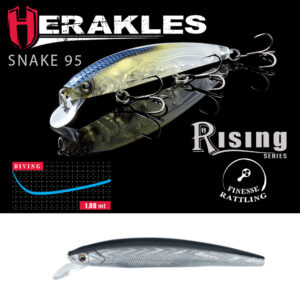 Воблер Herakles Snake 95F 9.5cm 8.8gr Shad