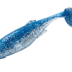 Силіконова приманка Shad Major Craft Stabi Shad FAT 4" 10.2cm #002 Blue Silver