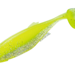 Силіконова приманка Shad Major Craft Stabi Shad FAT 4" 10.2cm #005 Chart Silver