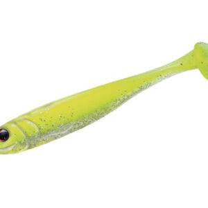 Силіконова приманка Shad Major Craft Stabi Shad Slim 4" 10.2cm #005 Chart Silver