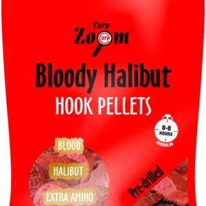Пелети Carp Zoom Гачок Strawberry Halibut 15mm 150gr з отвором