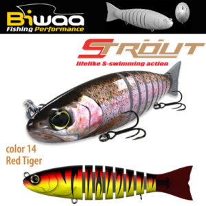 Воблер Biwaa Strout 5.5" 14cm 29gr 14 Red Tiger