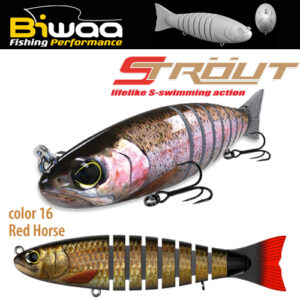 Воблер Biwaa Strout 6.5" 16cm 52gr 16 Red Horse