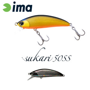 Воблер IMA Sukari 50SS 50mm 5gr 114 Titanium Black