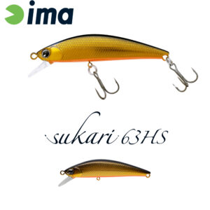 Воблер IMA Sukari 63HS 63mm 8gr 002 Gold Black