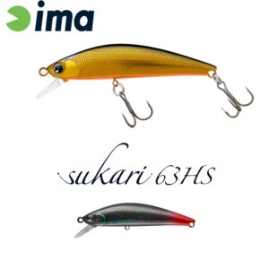 Воблер IMA Sukari 63HS 63mm 8gr 014 Titanium Black 2