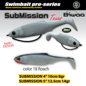 Силіконова приманка Biwaa Submission 5" 13cm 18 Roach