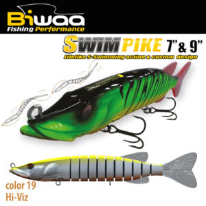 Воблер Biwaa Swimpike SS 7" 18cm 26gr 19 Hi-Viz