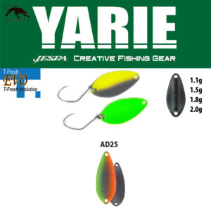 Блешня коливальна Yarie 710T T-fresh EVO 1.8gr колір AD25 Vegetable