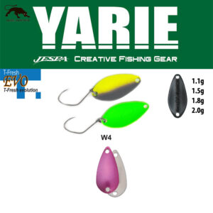 Блешня коливальна Yarie 710T T-fresh EVO 1.5gr колір W4 Norinori Pink