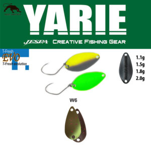 Блешня коливальна Yarie 710T T-fresh EVO 1.5gr колір W6 Ehuesukai