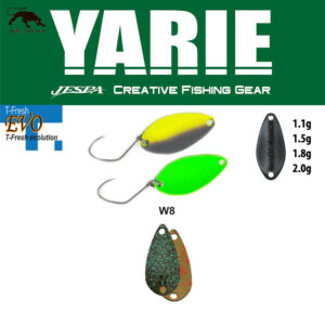 Блешня коливальна Yarie 710T T-fresh EVO 1.5gr колір W8 Iwadatami