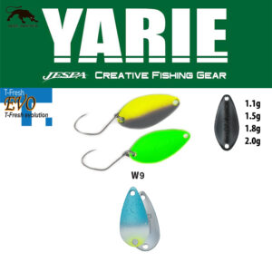 Блешня коливальна Yarie 710T T-fresh EVO 1.5gr колір W9 Blues