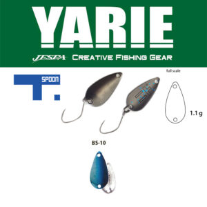 Блешня коливальна Yarie 706 T-spoon 1.1gr колір BS10 Blue/Silver