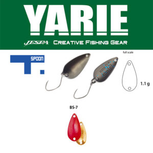 Блешня коливальна Yarie 706 T-spoon 1.1gr колір BS7 Candy Pink