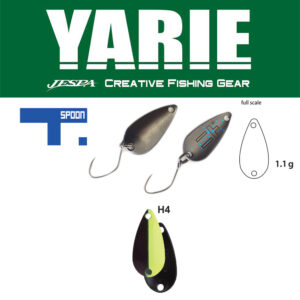 Блешня коливальна Yarie 706 T-spoon 1.1gr колір H4 KM Haif