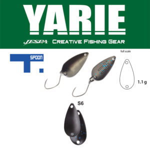 Блешня коливальна Yarie 706 T-spoon 1.1gr колір S6 Ganmeta Jewel