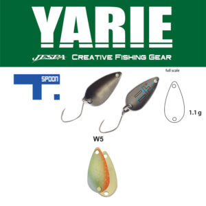 Блешня коливальна Yarie 706 T-spoon 1.1gr колір W5 Melon Short