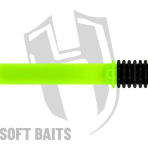 Силіконова приманка Herakles TAD 75mm Cheese Black Chartreuse