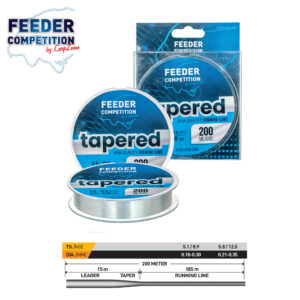 Волосінь Carp Zoom Conic Tapered Feeder Competition 200m 0.18-0.30mm 8.9kg