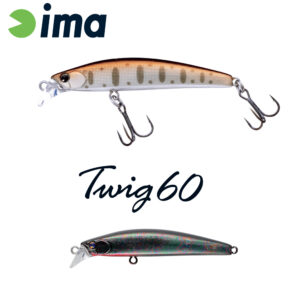Воблер IMA Twing 60S 60mm 6.5gr 008 Titanium Black Red Berry