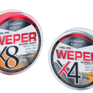 Плетений шнур Colmic Weper X4 Grey 12lbs 150yds 137m 0.08mm