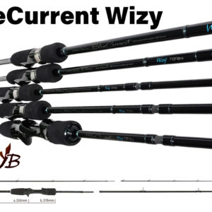 Спінінг Yamaga Blue Current Wizy 72B Baitcast 2.18m 2-21gr 4 секції