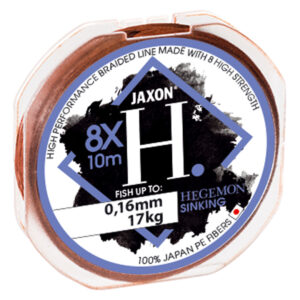 Плетений шнур Jaxon Hegemon 8X Sinking 10m 0.18mm 19kg