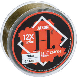 Плетений шнур Jaxon Hegemon Supra 12X 125m 0.16mm 20kg
