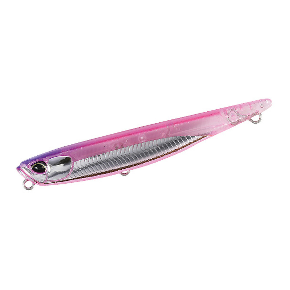 Воблер DUO Bayruf Manic Fish 77 7.7cm 9gr CSH0632 UV Clear Pink Silver Flash II