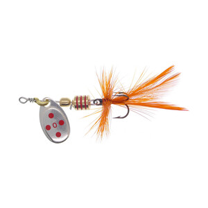 Блешня Ilba rotativa Tondo Mosca (Fly), Silver/Red + Fly Orange, nr.0, 2 г (105110)