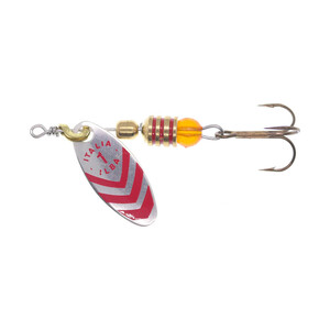 Блешня Ilba rotativa Lungo Silver/Red (argint cu dungi rosii), nr.1, 3 г (60111)