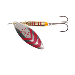 Блешня Ilba rotativa Lungo Silver/Red (argint cu dungi rosii), nr.4, 12 г (60114)